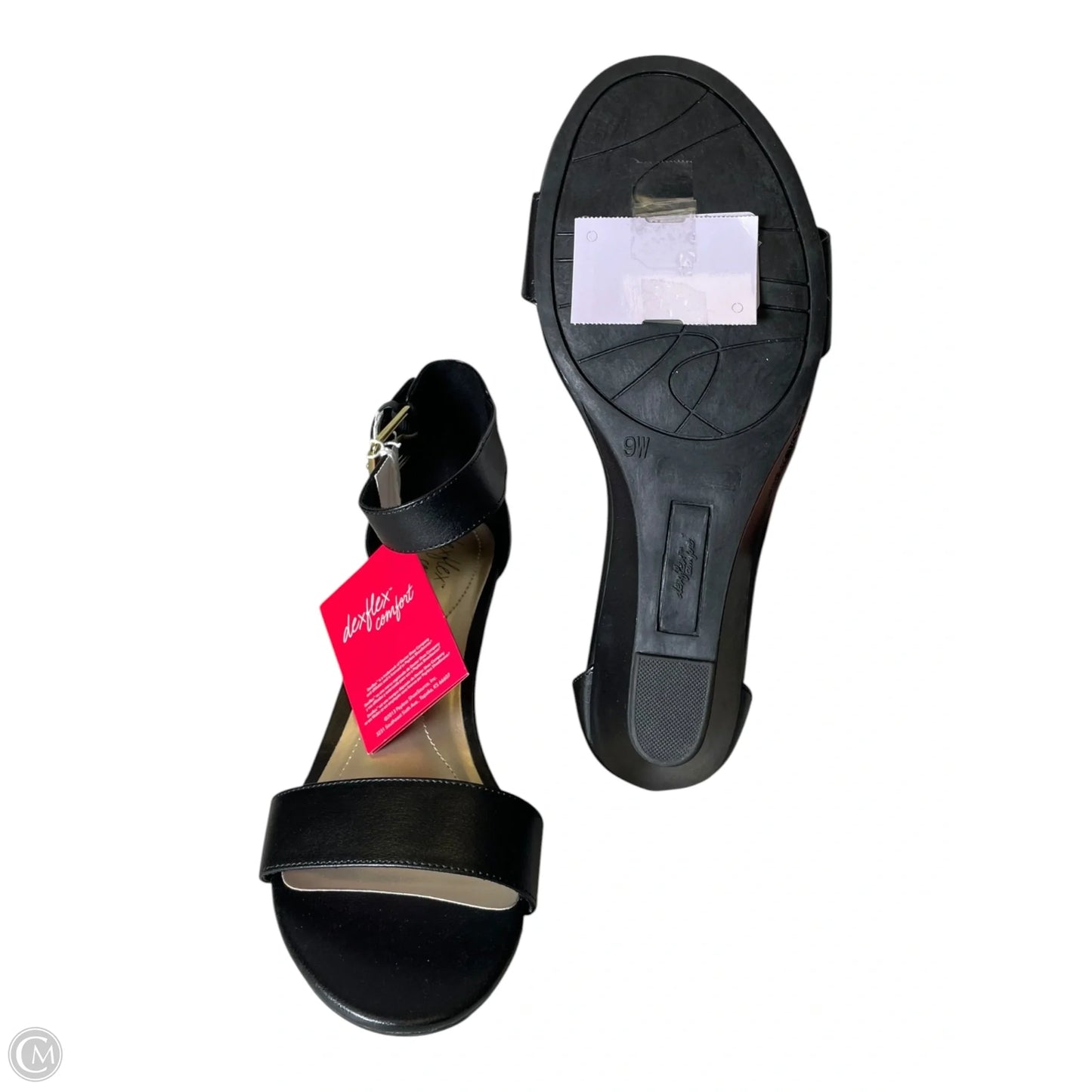 Shoes Heels Wedge By Dexflex In Black, Size: 9