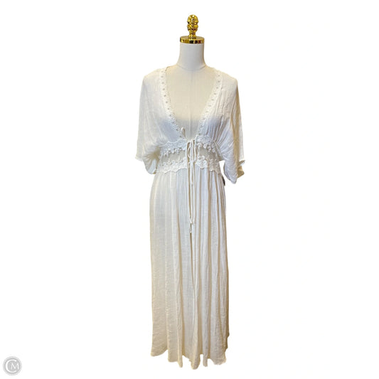 Swimwear Cover-up By Fashion Nova In White, Size: L