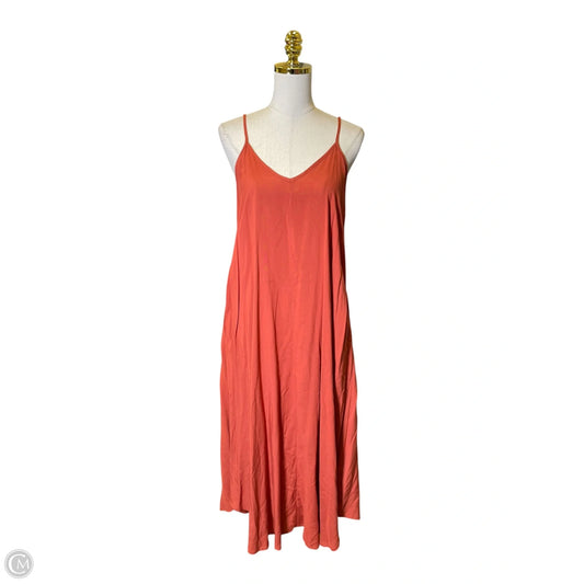 Dress Casual Maxi By Zenana In Orange, Size: L