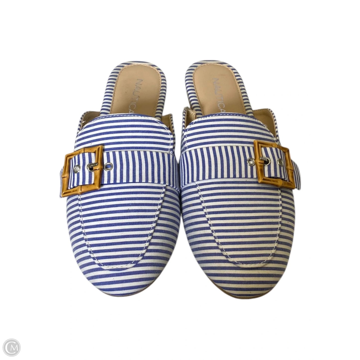 Shoes Flats By Nautica In Blue & White, Size: 7