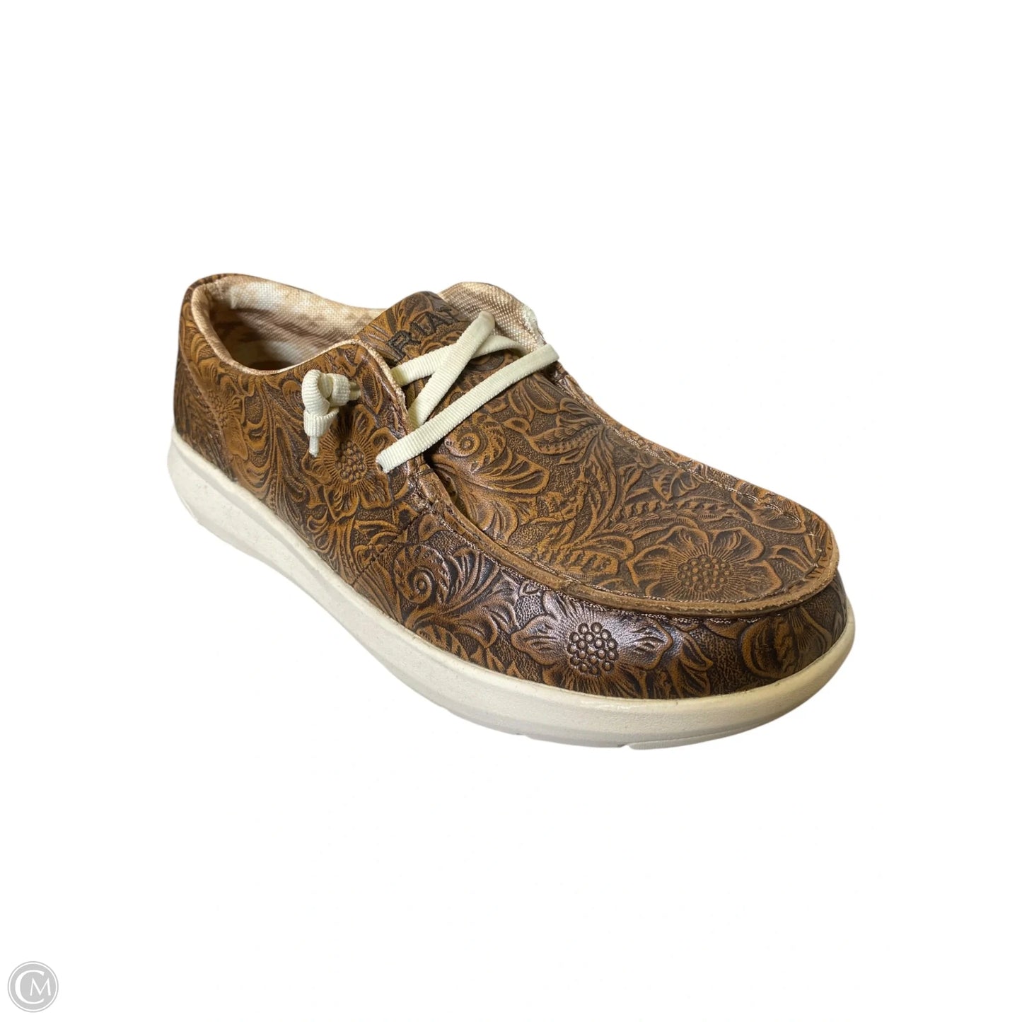 Shoes Flats By Ariat In Brown, Size: 6.5