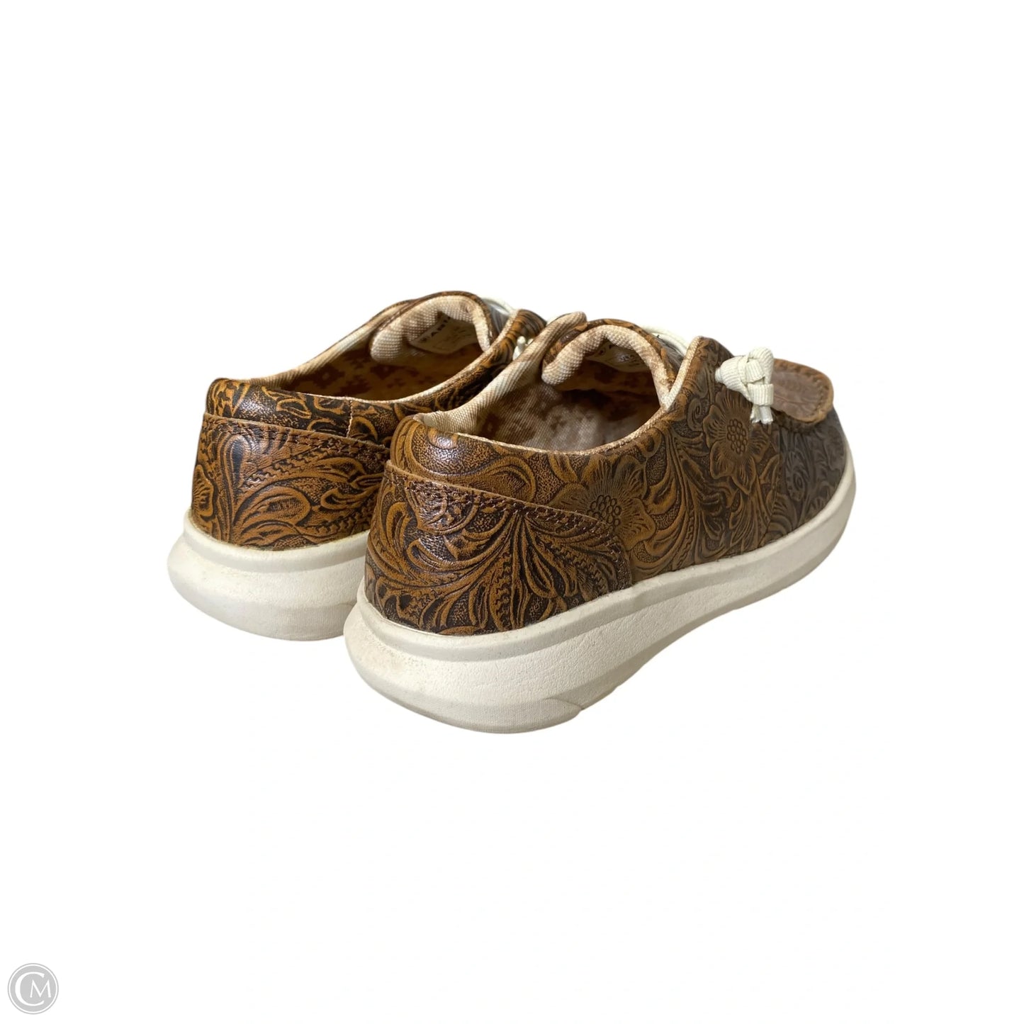 Shoes Flats By Ariat In Brown, Size: 6.5