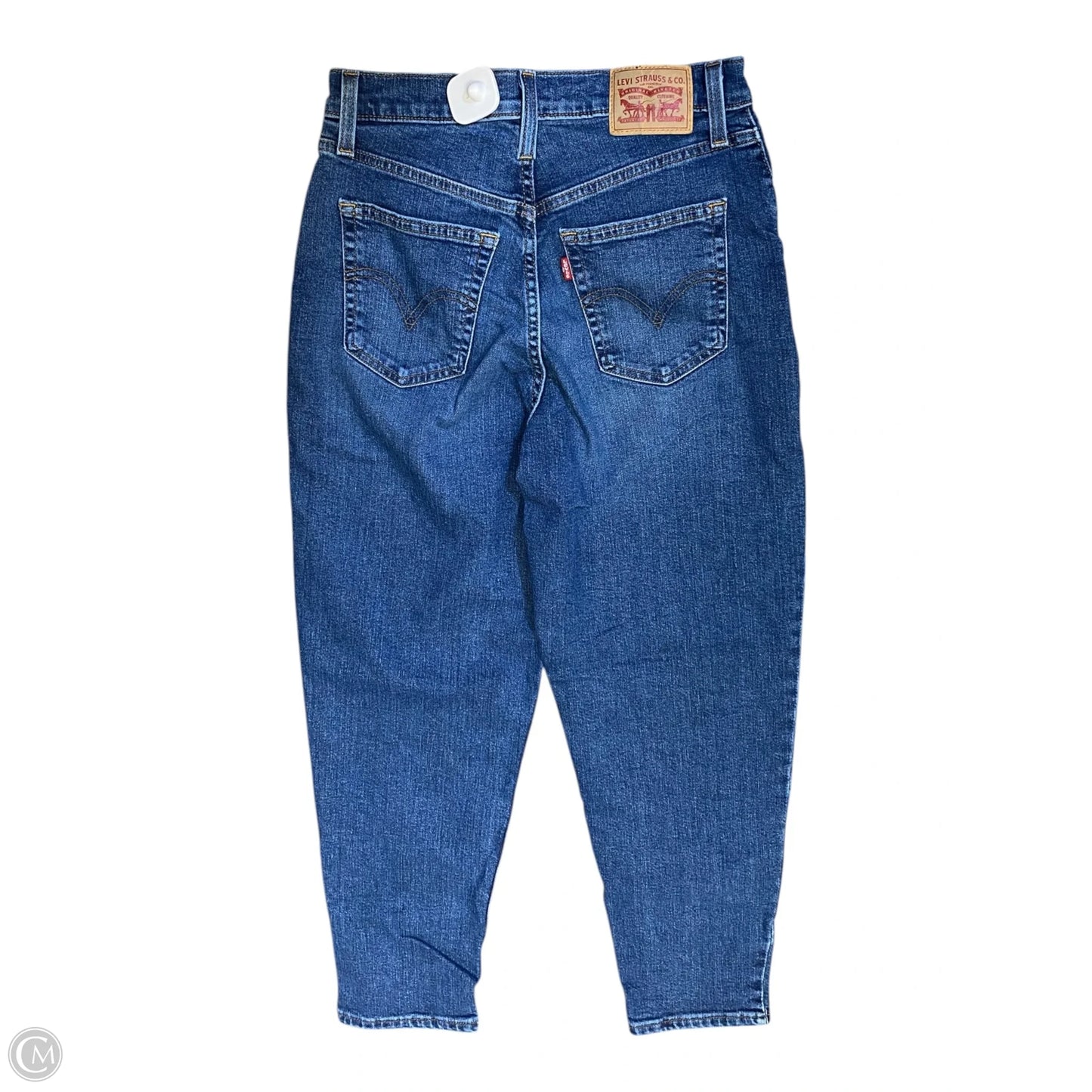 Jeans Skinny By Levis In Blue Denim, Size: 6