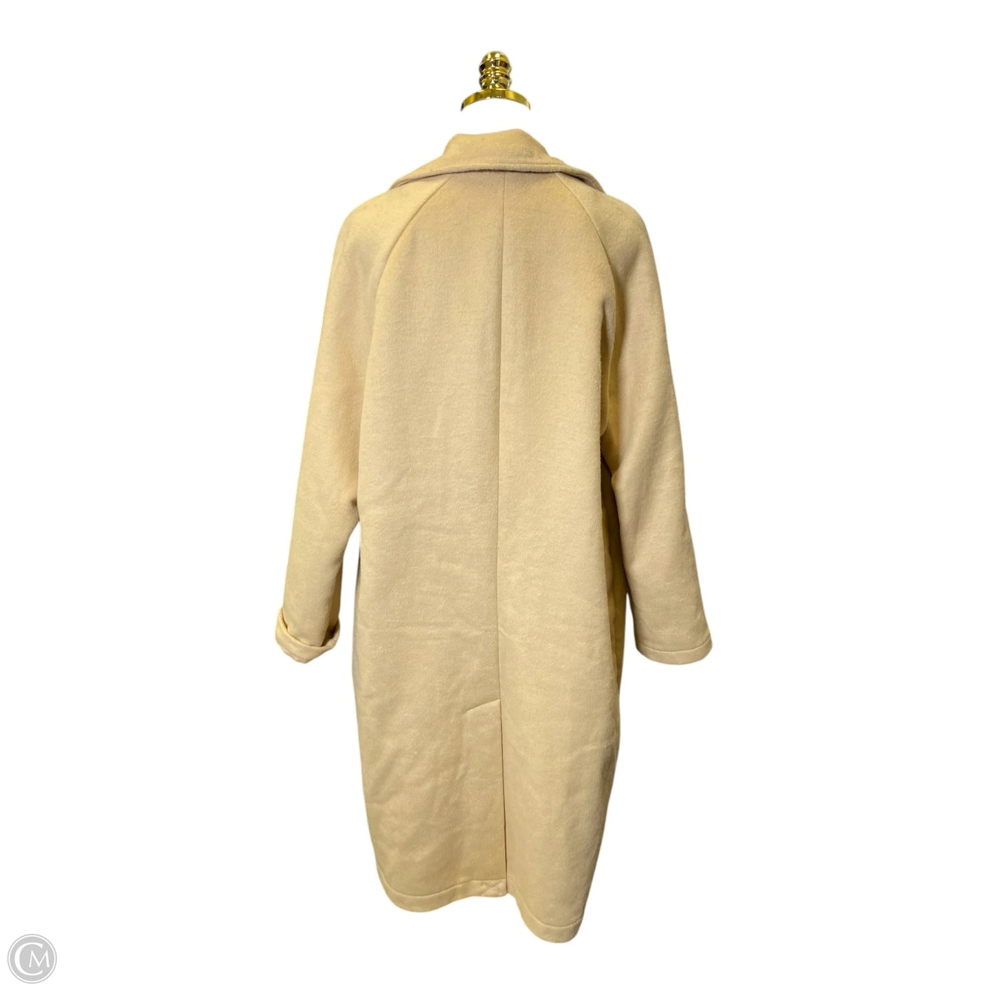 Coat Trench Coat By Versona In Tan, Size: Xl