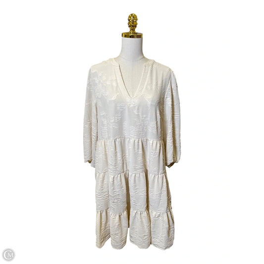 Dress Casual Midi By Joie In Beige, Size: Xl