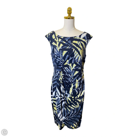 Dress Casual Midi By Dressbarn In Multi-colored, Size: L