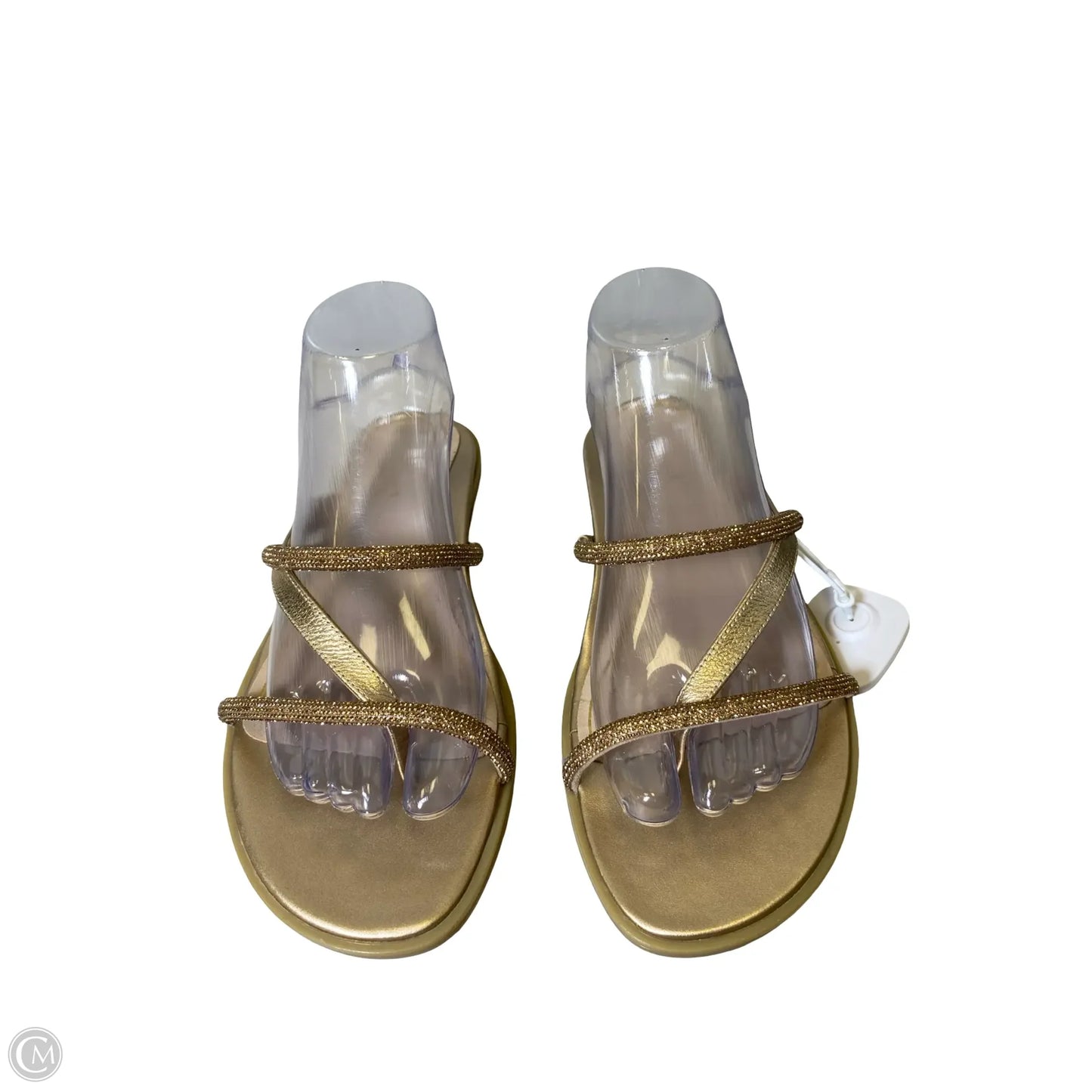 Sandals Flats By Vionic In Gold, Size: 9