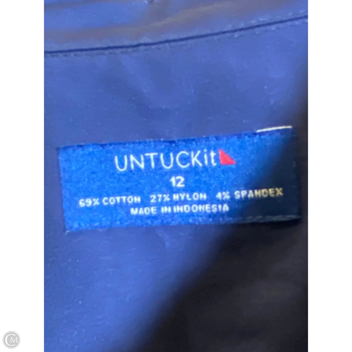 Dress Casual Midi By Clothes Mentor In Navy, Size: L