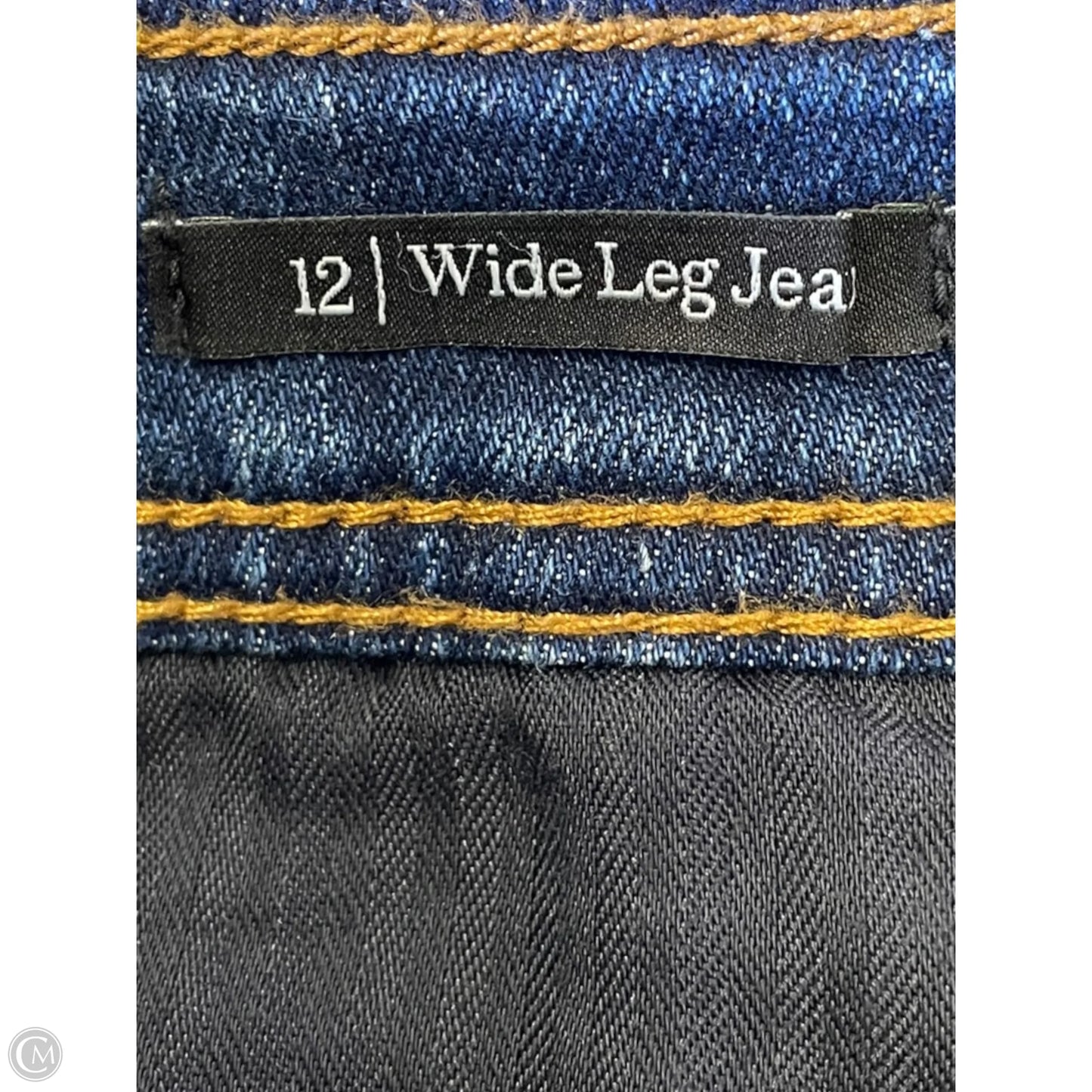 Jeans Wide Leg By Talbots In Blue Denim, Size: 12