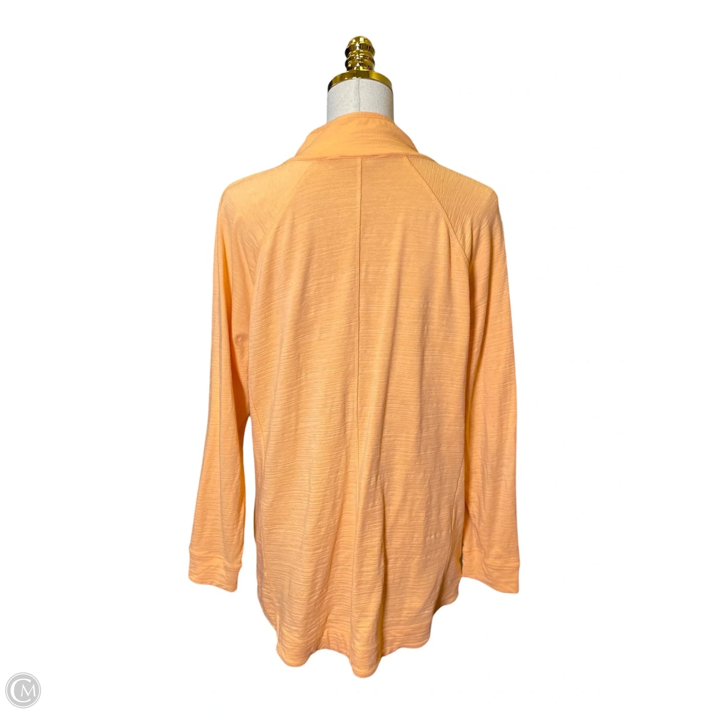 Athletic Jacket By Talbots In Orange, Size: 1x