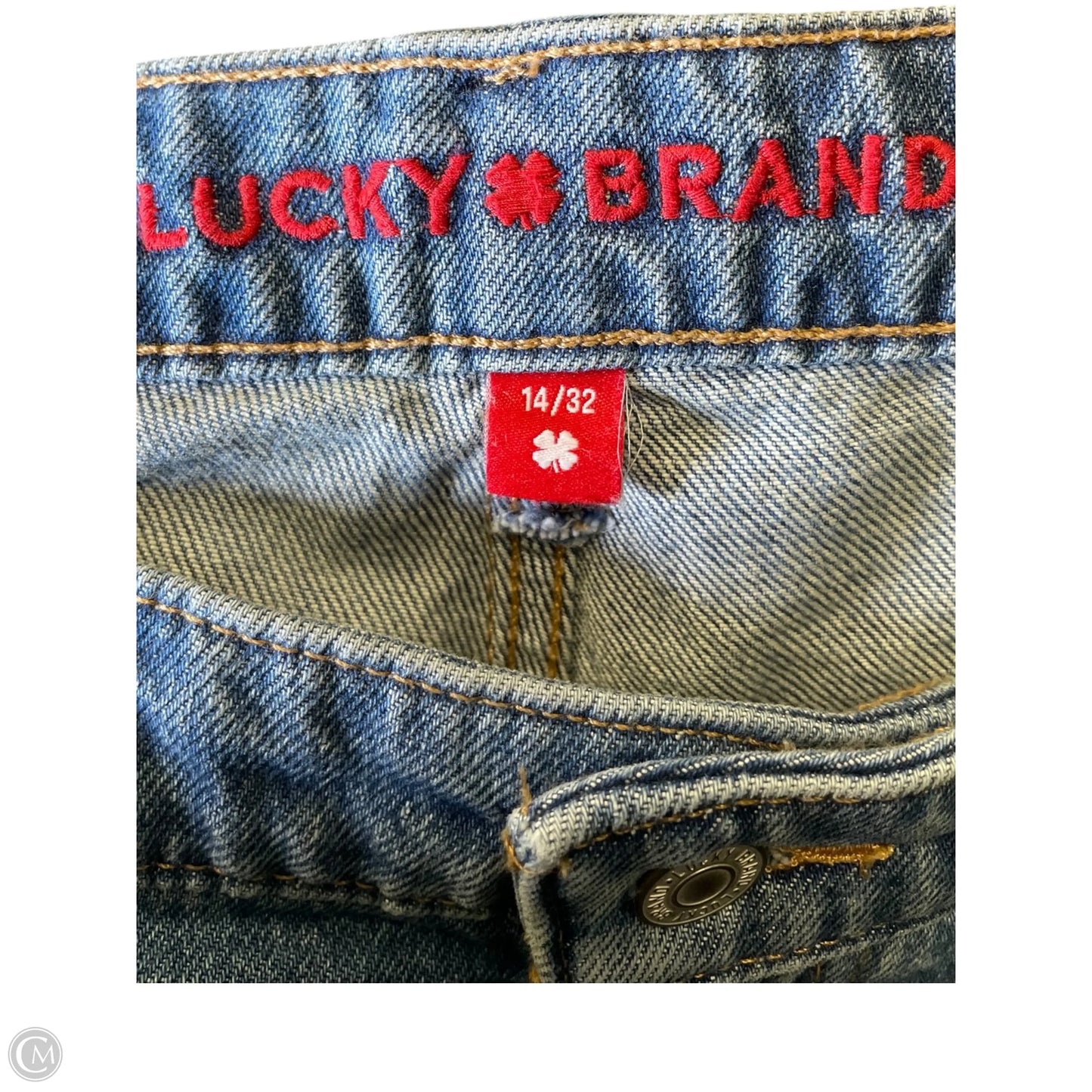 Shorts By Lucky Brand In Blue Denim, Size: 14