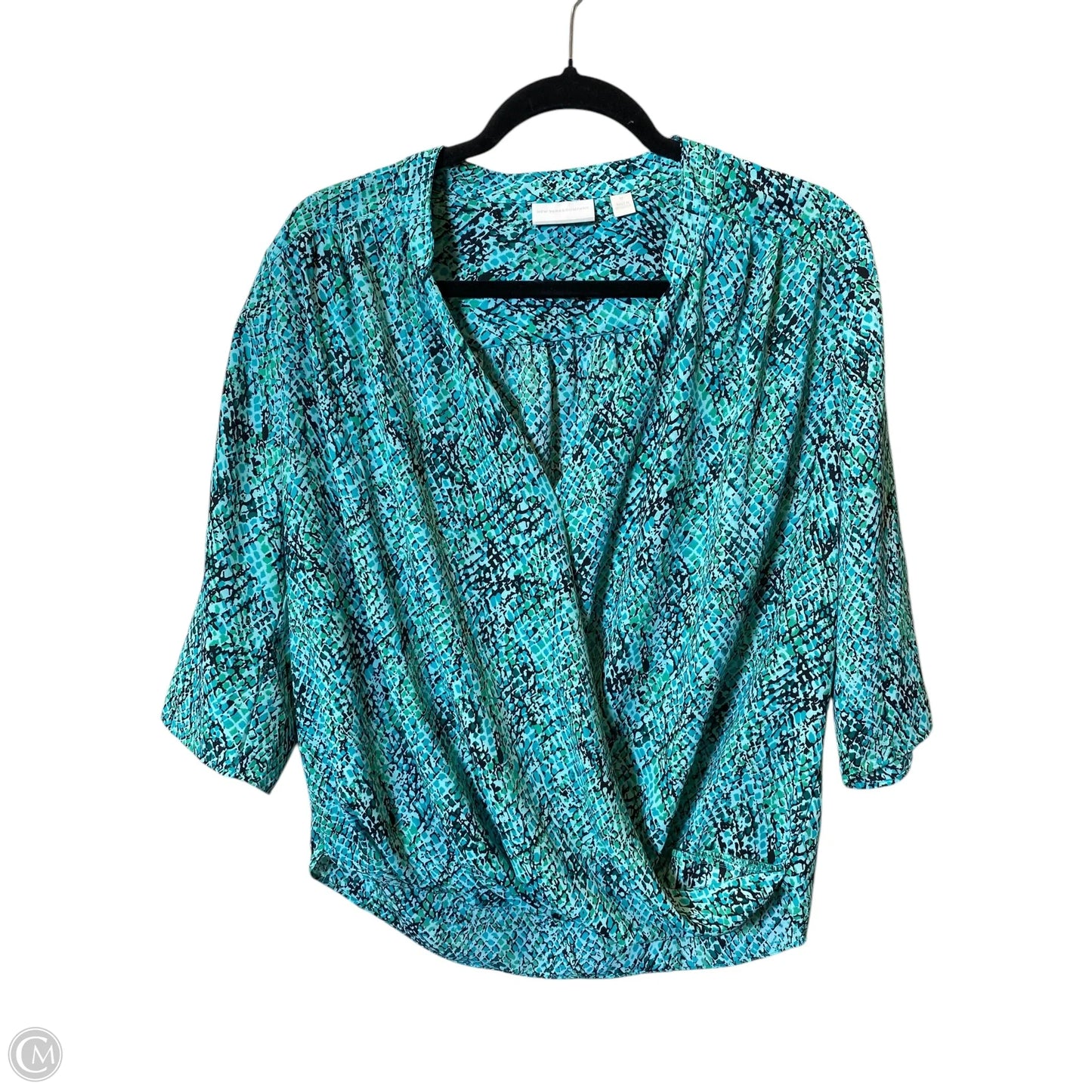 Top Long Sleeve By New York And Co In Multi-colored, Size: M