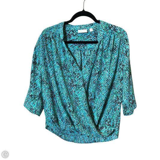 Top Long Sleeve By New York And Co In Multi-colored, Size: M