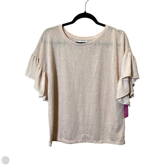 Top Short Sleeve By Maurices In Pink, Size: S