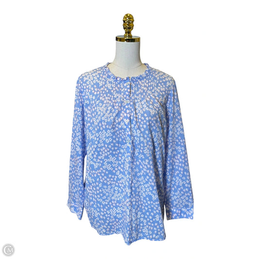Top Long Sleeve By Talbots In Multi-colored, Size: L