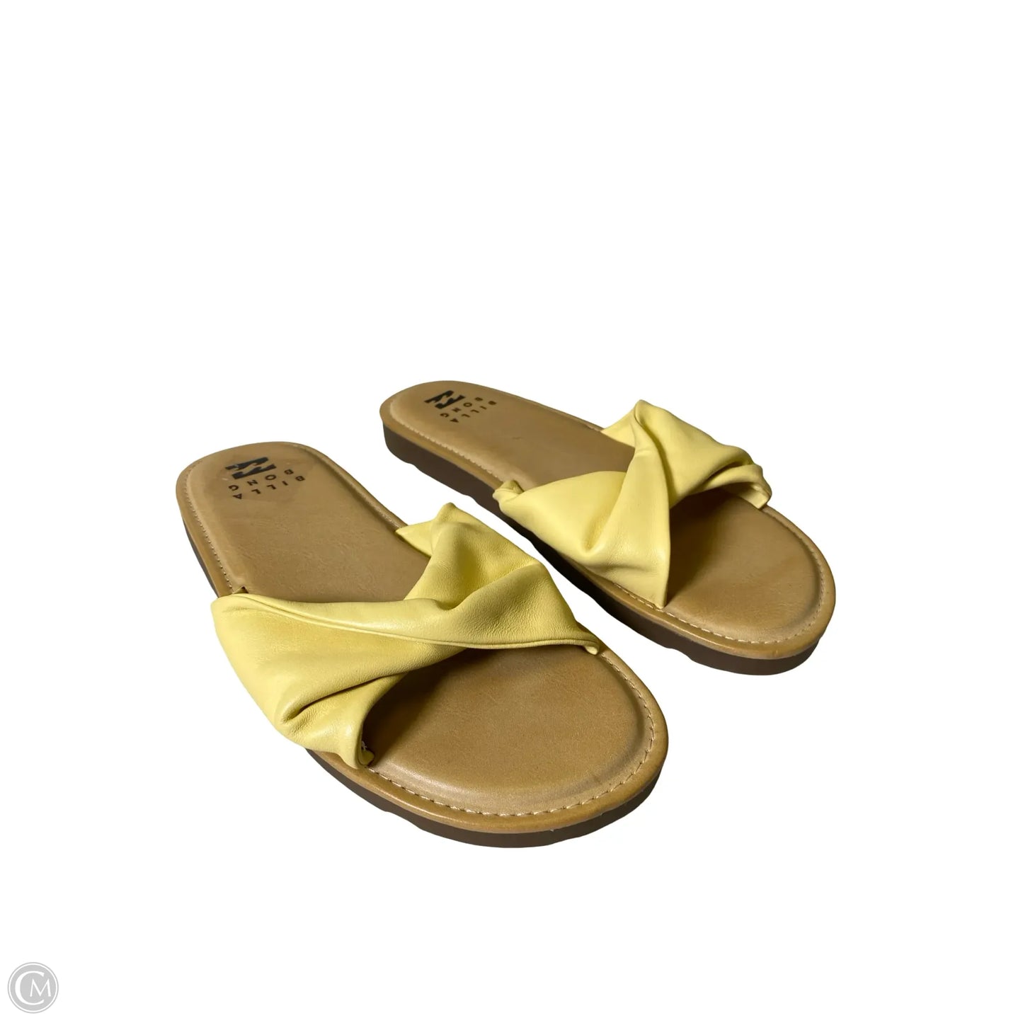 Sandals Flats By Billabong In Yellow, Size: 8.5
