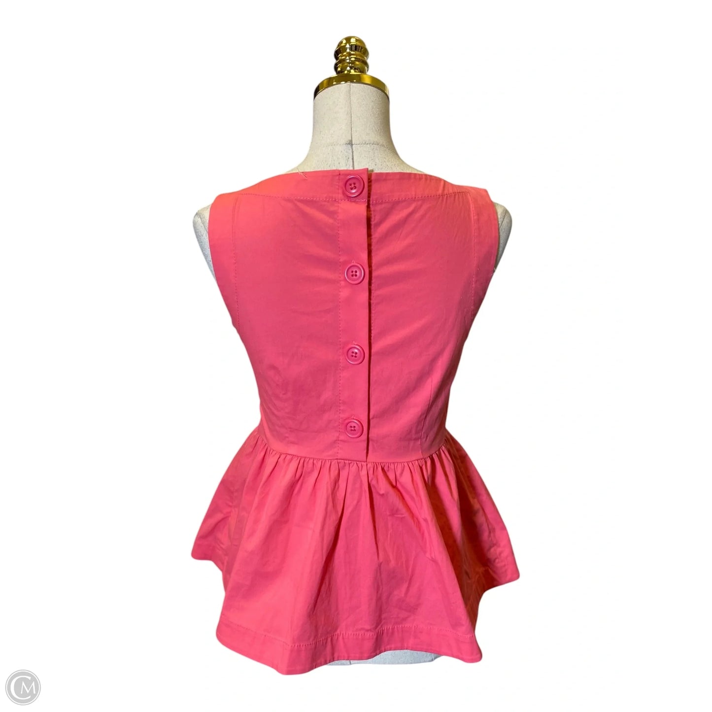 Top Sleeveless Designer By Kate Spade In Pink, Size: Xs
