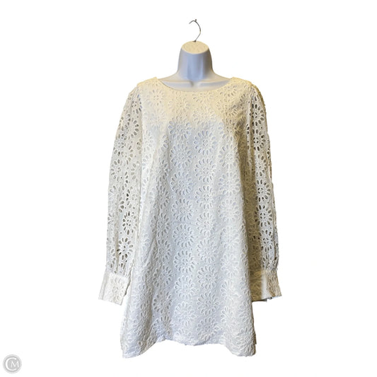Dress Designer By Lilly Pulitzer In White, Size: L