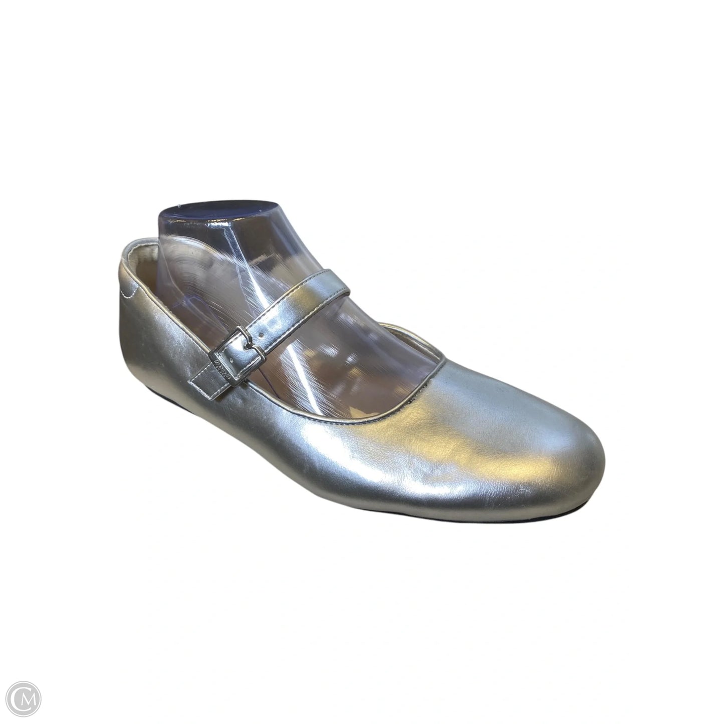 Shoes Flats By Dr Scholls In Silver, Size: 9.5