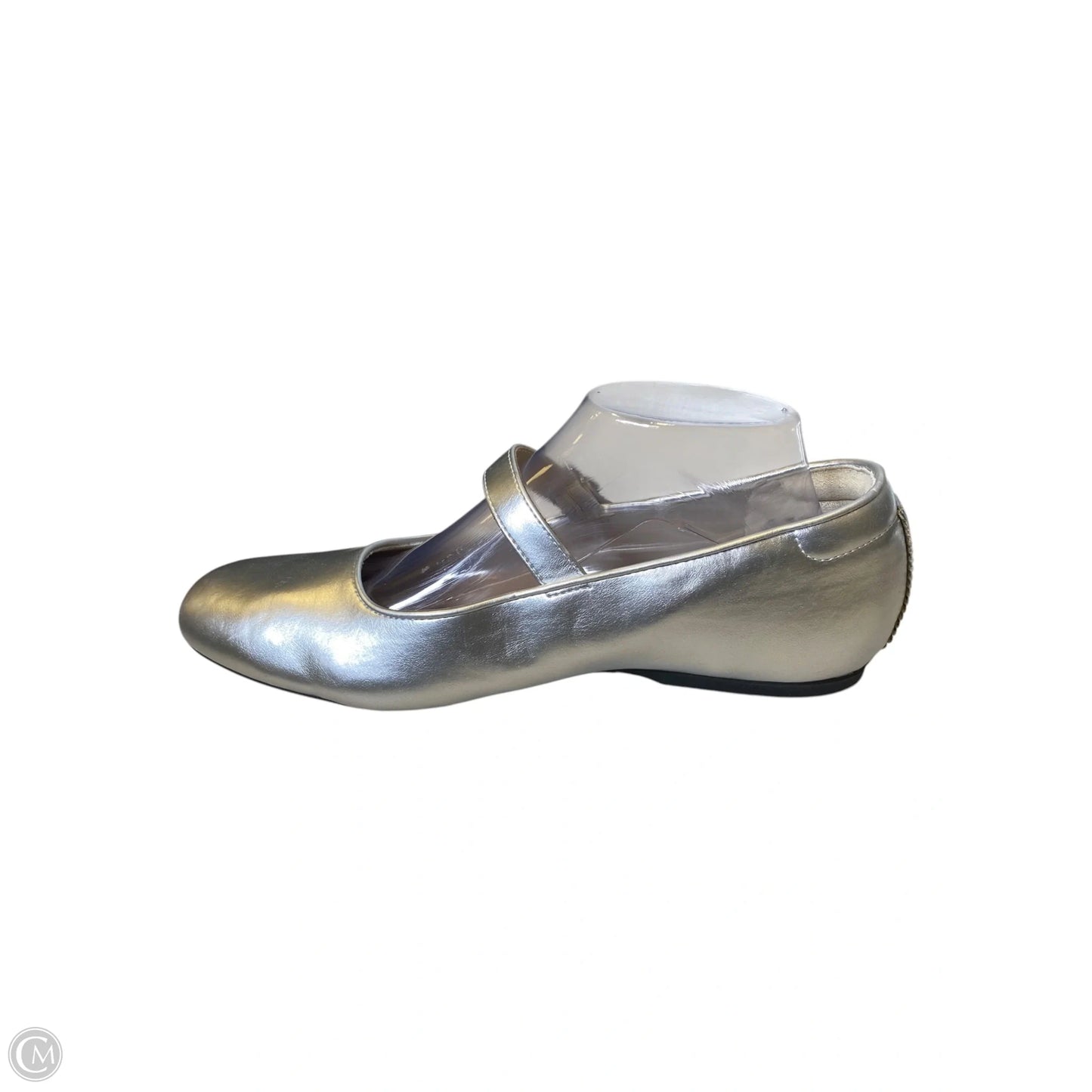 Shoes Flats By Dr Scholls In Silver, Size: 9.5