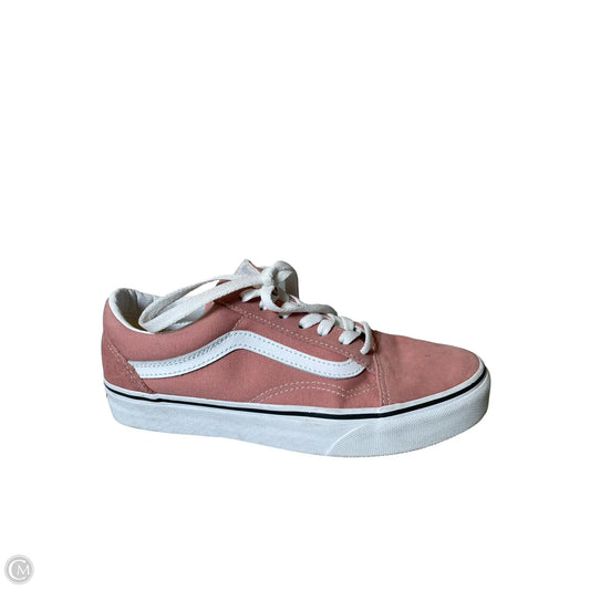 Shoes Flats By Vans In Pink, Size: 7