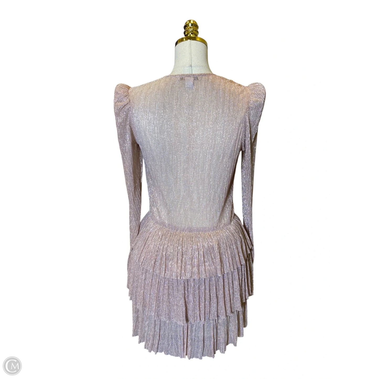 Dress Party Short By Clothes Mentor In Rose Gold, Size: S