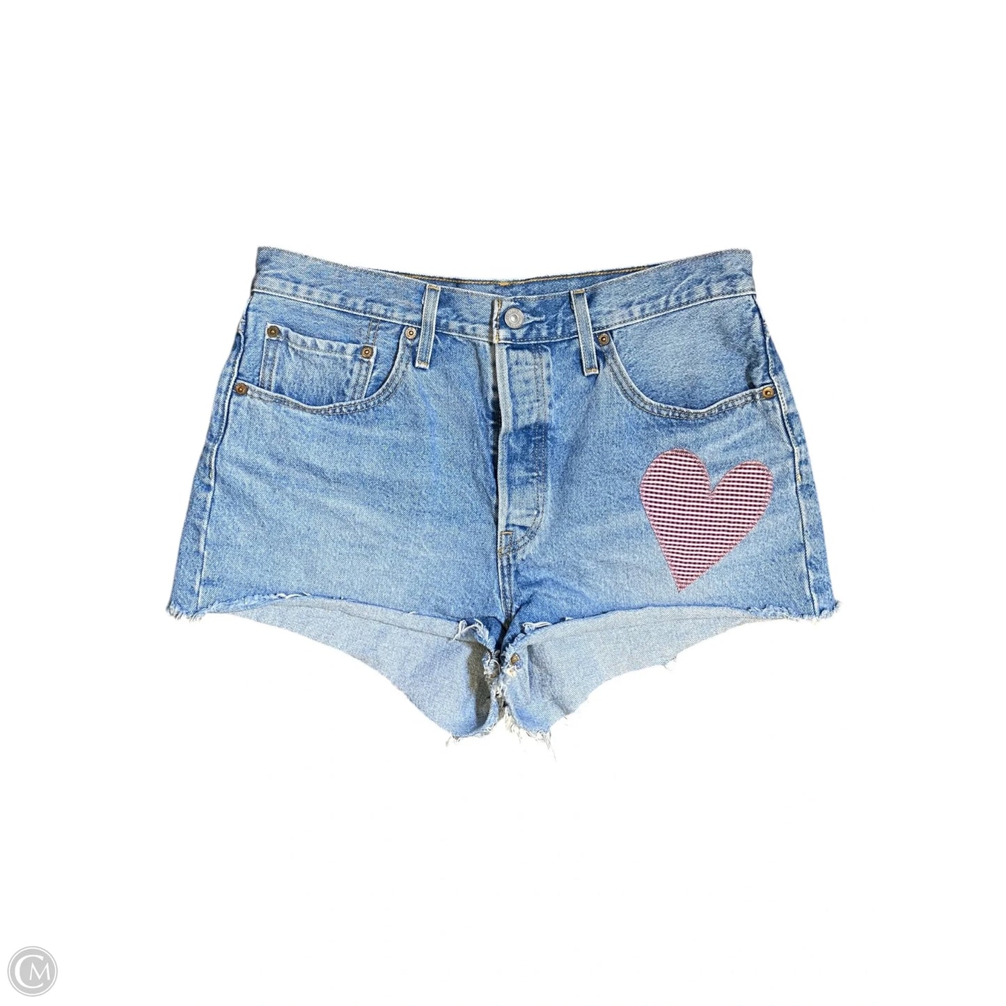Shorts By Levis In Blue Denim, Size: 12