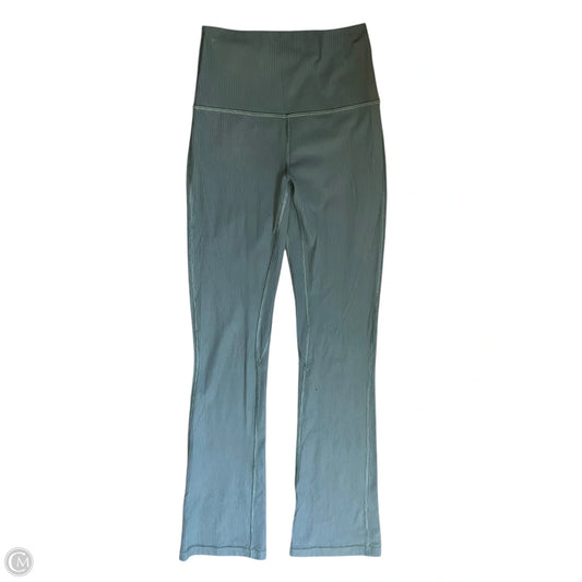 Athletic Top Short Sleeve By Lululemon In Green, Size: S