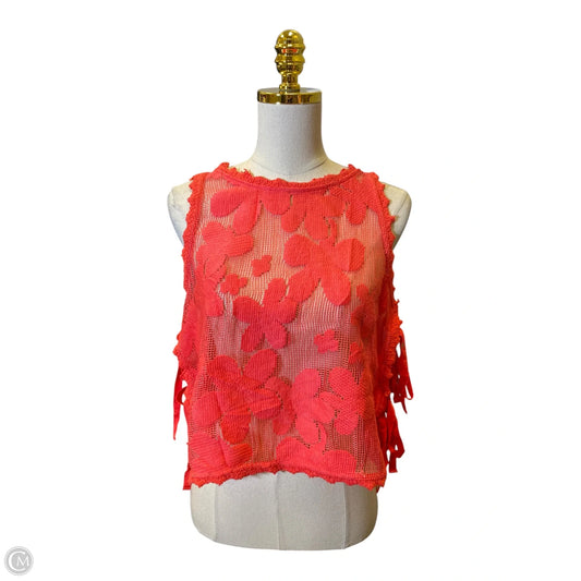 Top Sleeveless By &merci In Orange, Size: S