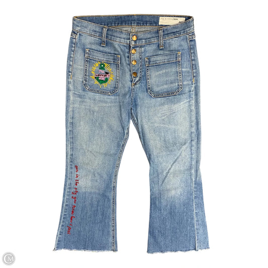 Jeans Flared By Rag And Bone In Multi-colored, Size: 4