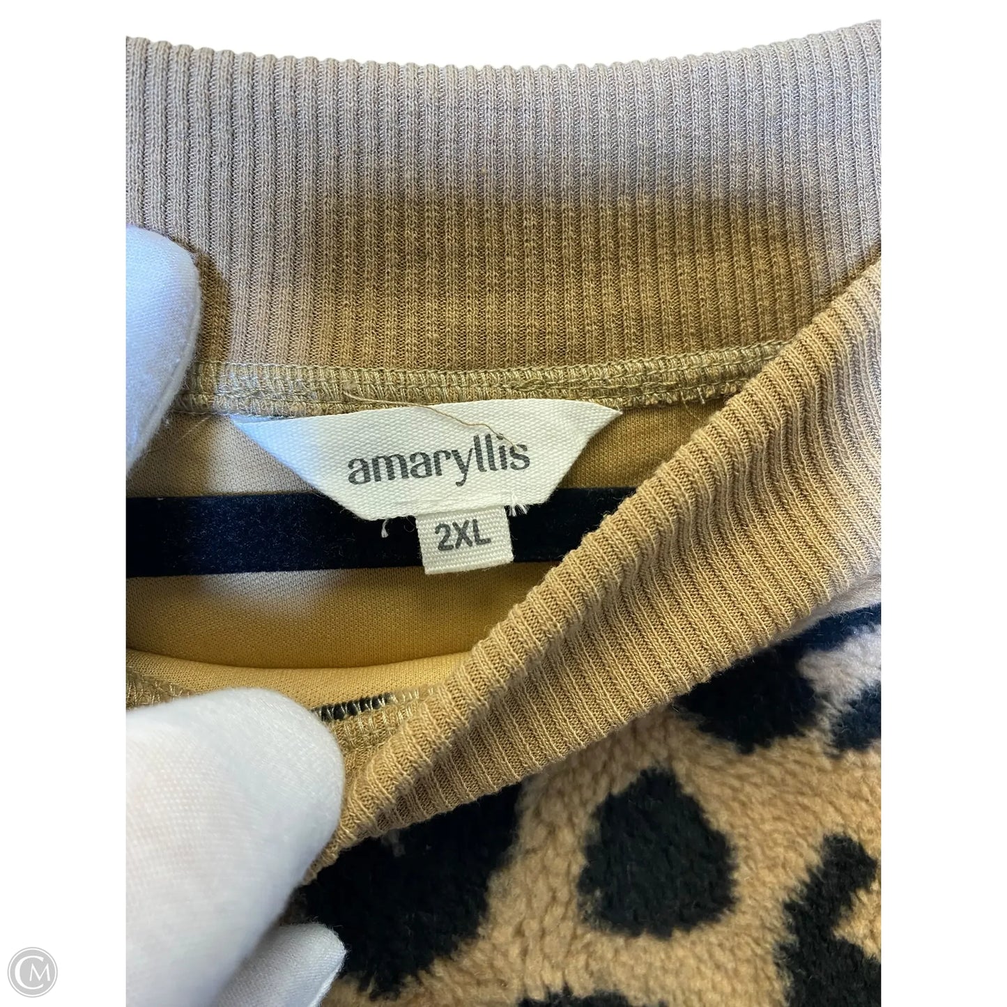 Sweater By Amaryllis In Animal Print, Size: 2x