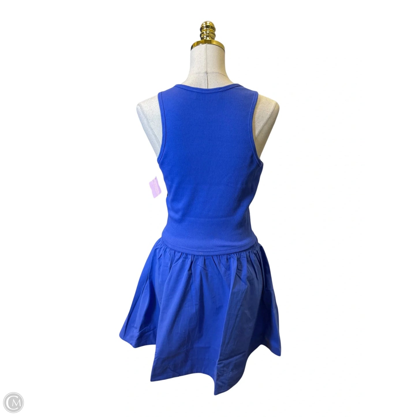 Top 2pc Sleeveless By Double Zero In Blue, Size: M