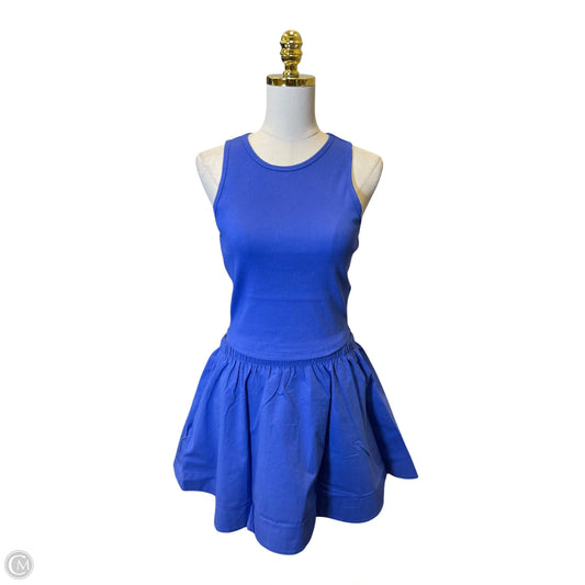 Top 2pc Sleeveless By Double Zero In Blue, Size: L