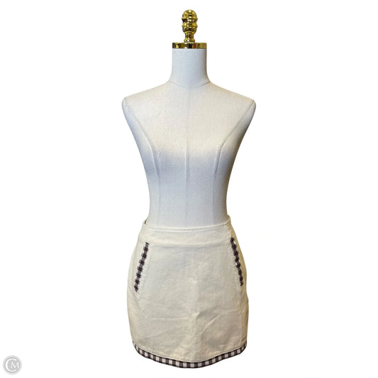 Skirt Mini & Short By Tcec In Beige, Size: L