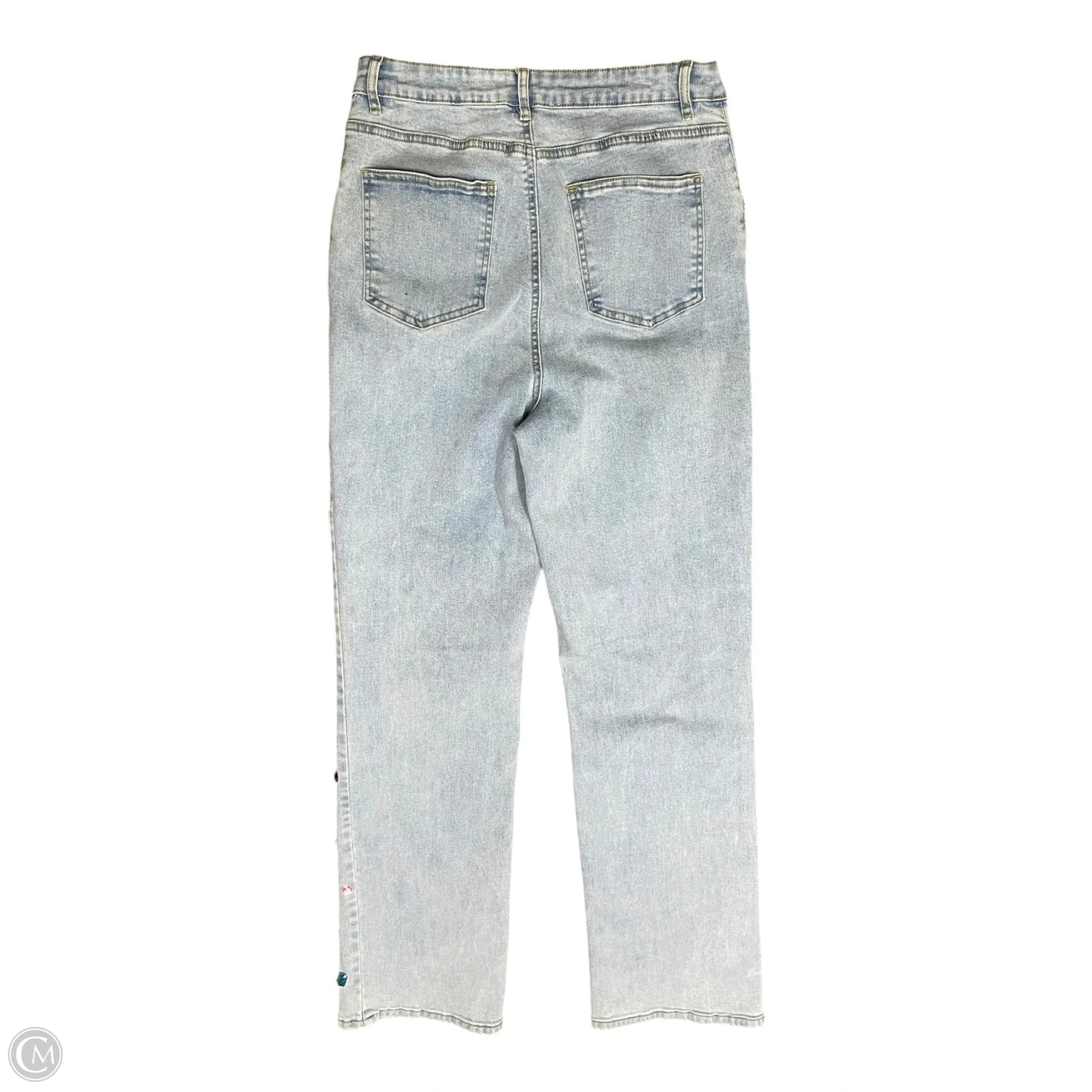 Jeans Straight By Blue B In Blue Denim, Size: S
