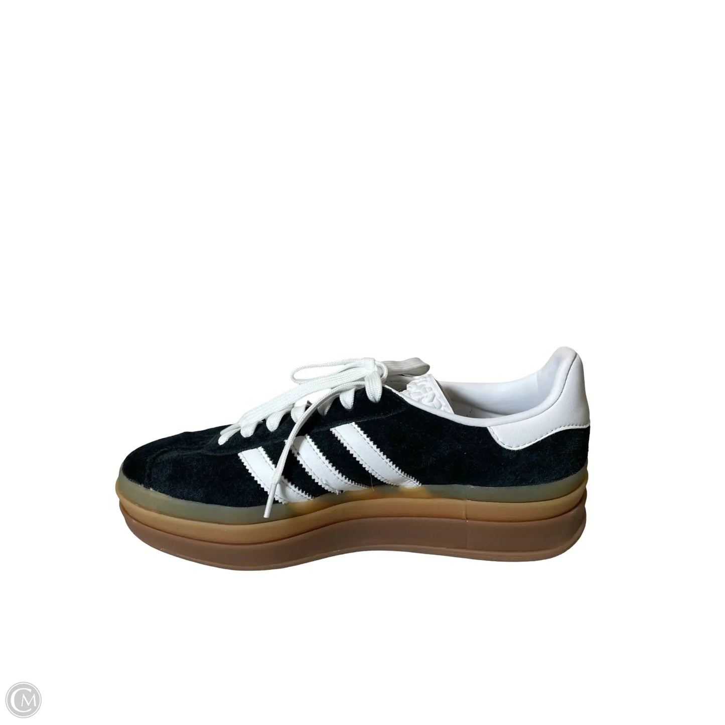 Shoes Heels Platform By Adidas In Black & White, Size: 7.5