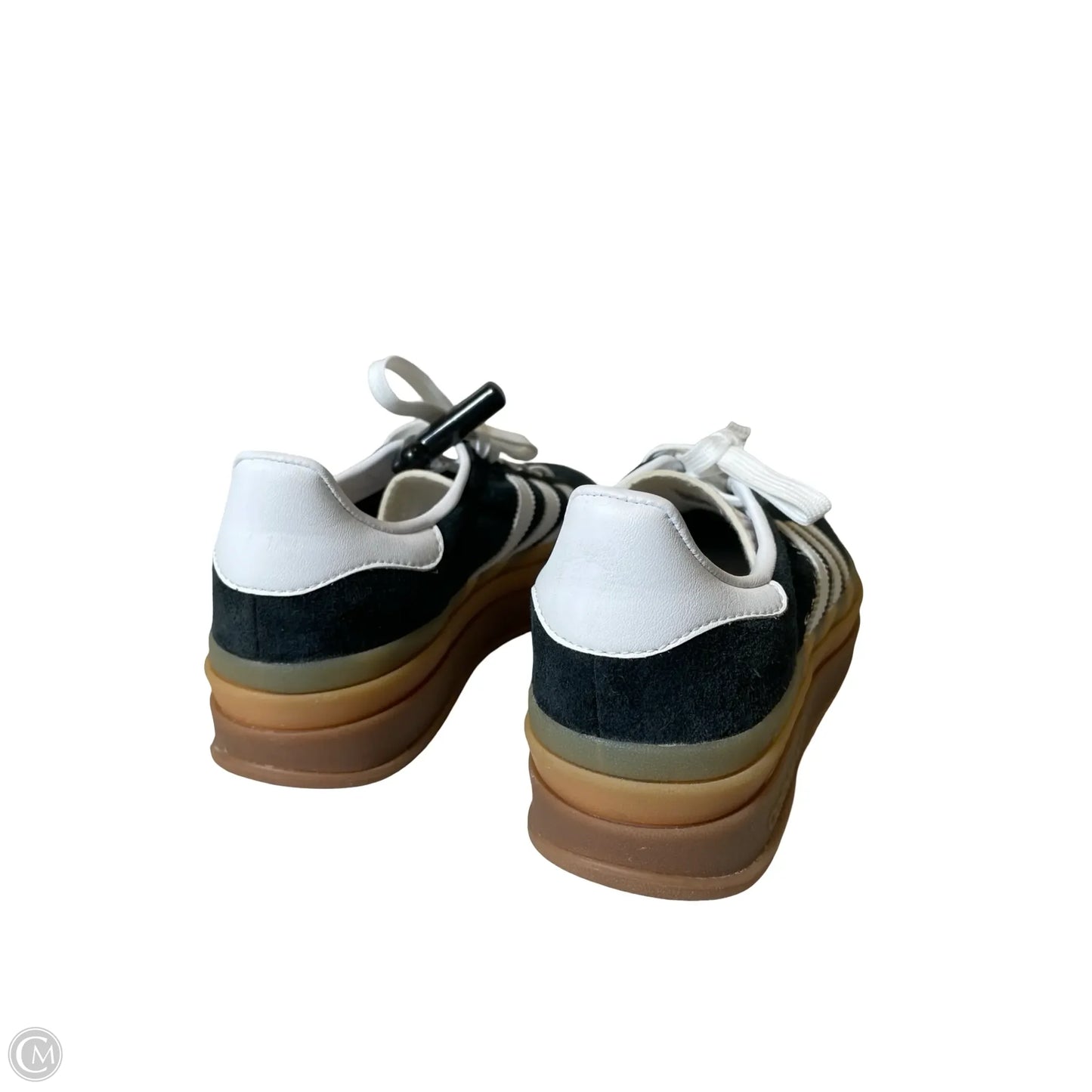 Shoes Heels Platform By Adidas In Black & White, Size: 7.5