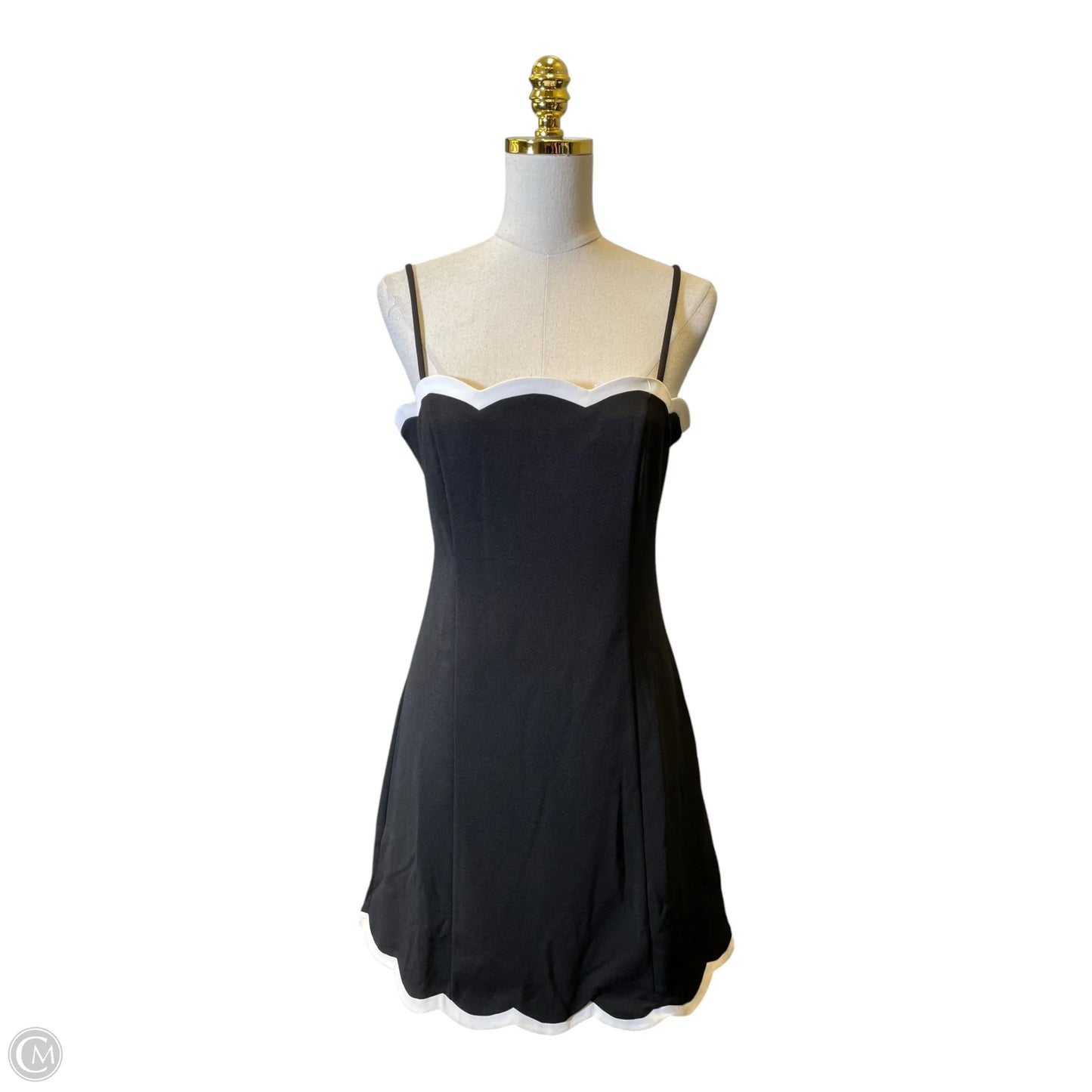 Dress Casual Short By She + Sky In Black & White, Size: L