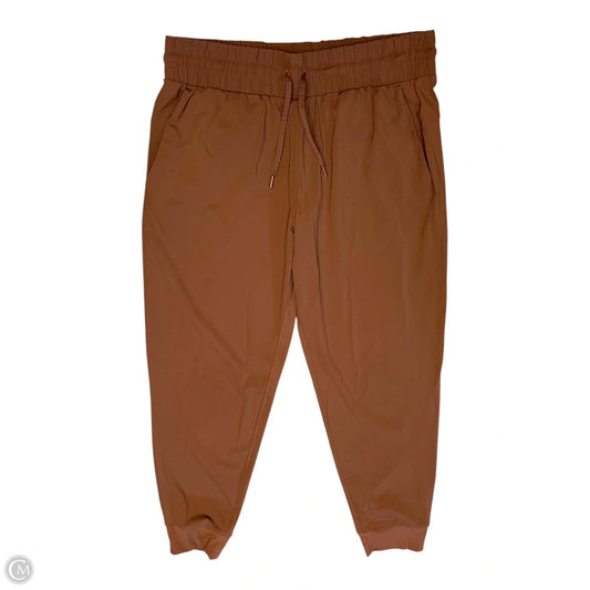 Athletic Pants By Members Mark In Brown, Size: L