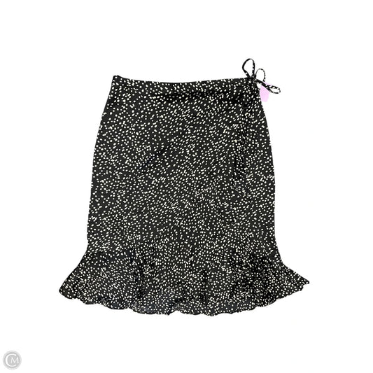 Skirt Maxi By Grace In Black & Cream, Size: L