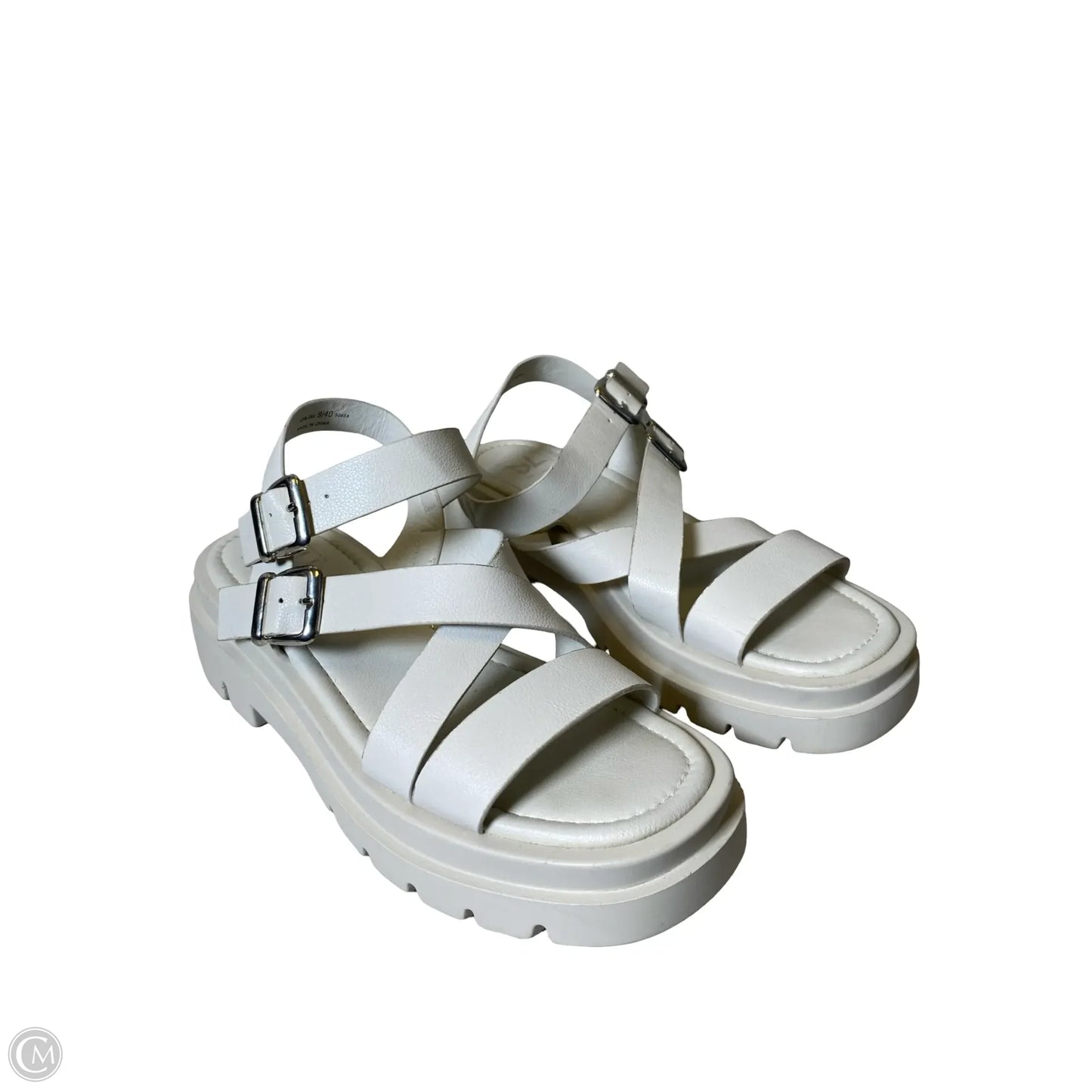 Shoes Heels Platform By Clothes Mentor In Cream, Size: 9