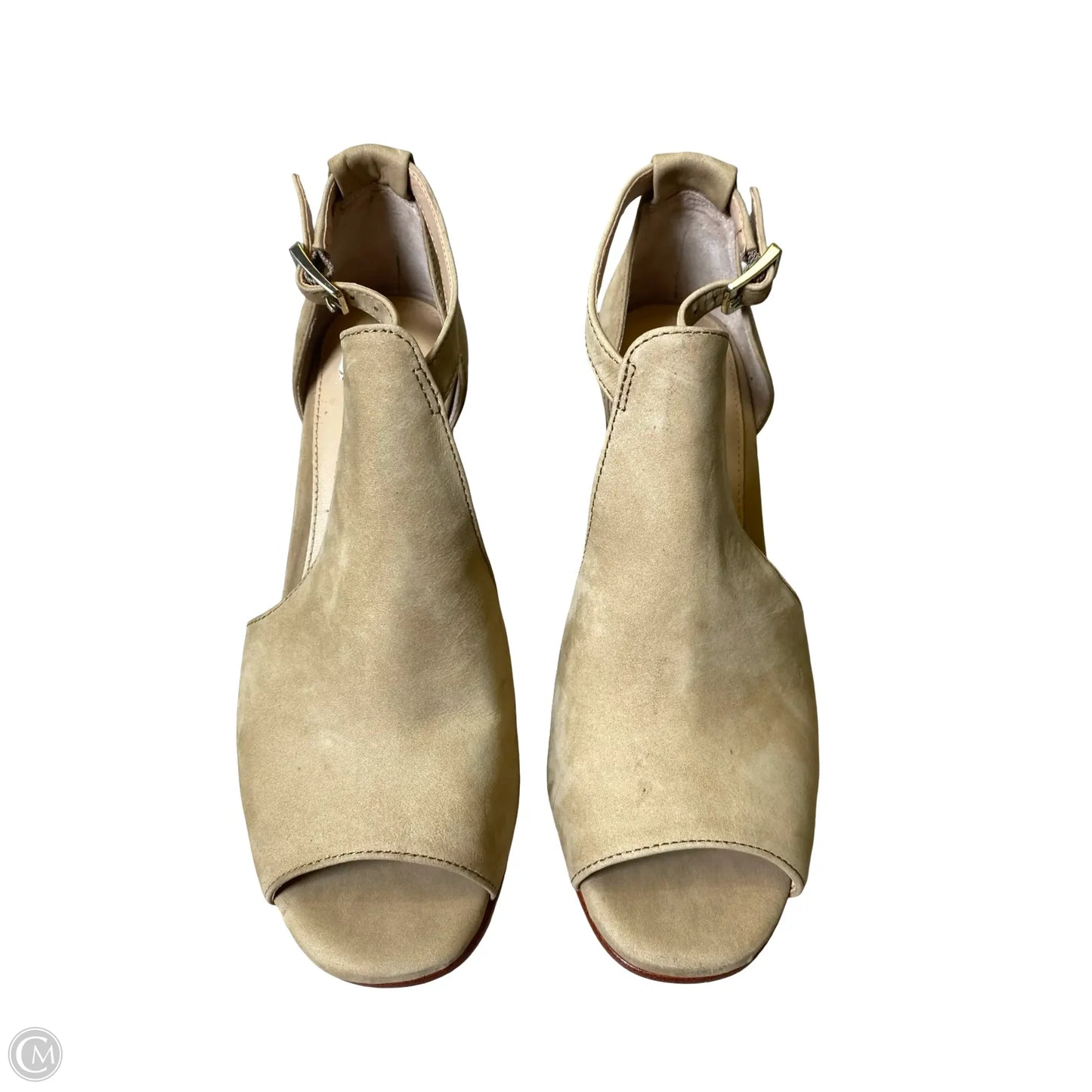 Boots Ankle Heels By Antonio Melani In Beige, Size: 6
