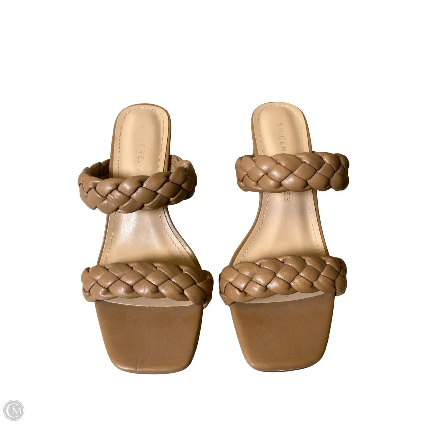 Shoes Heels Block By Sincerely Jules In Brown, Size: 6.5