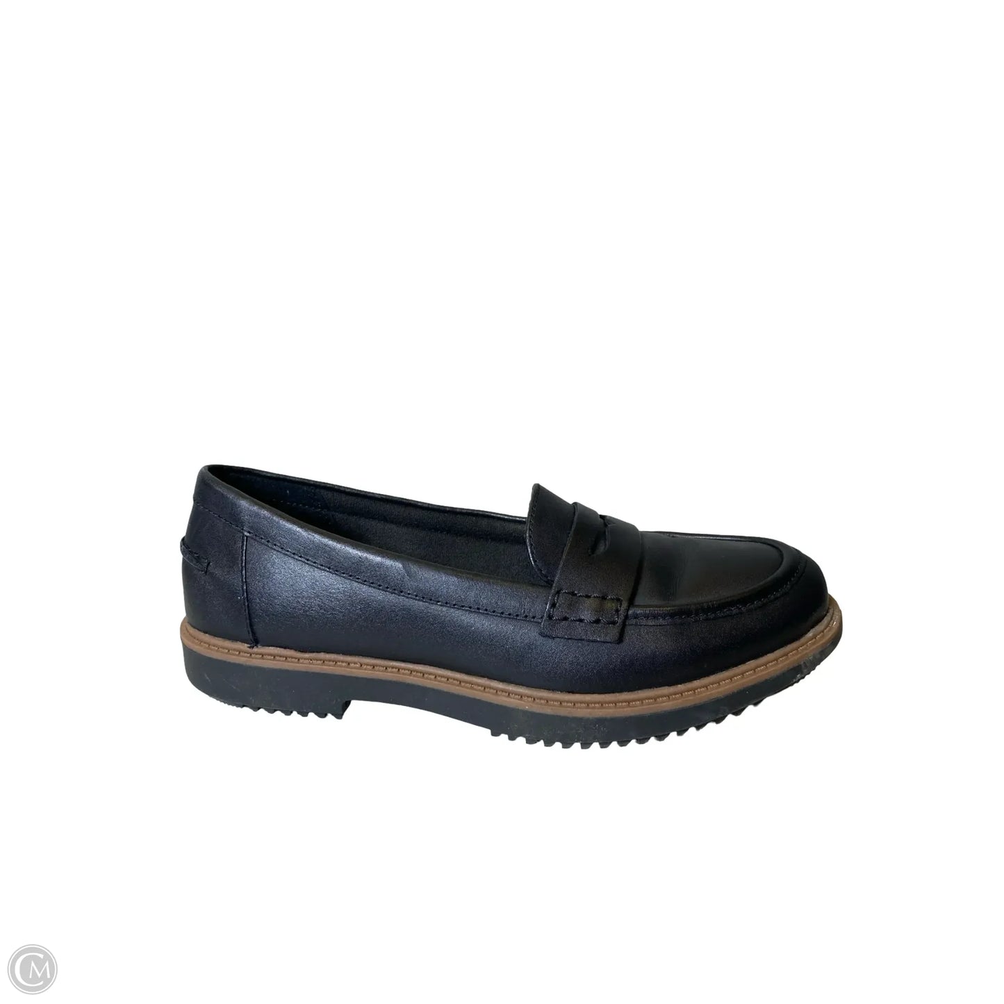 Shoes Flats By Clarks In Black, Size: 6