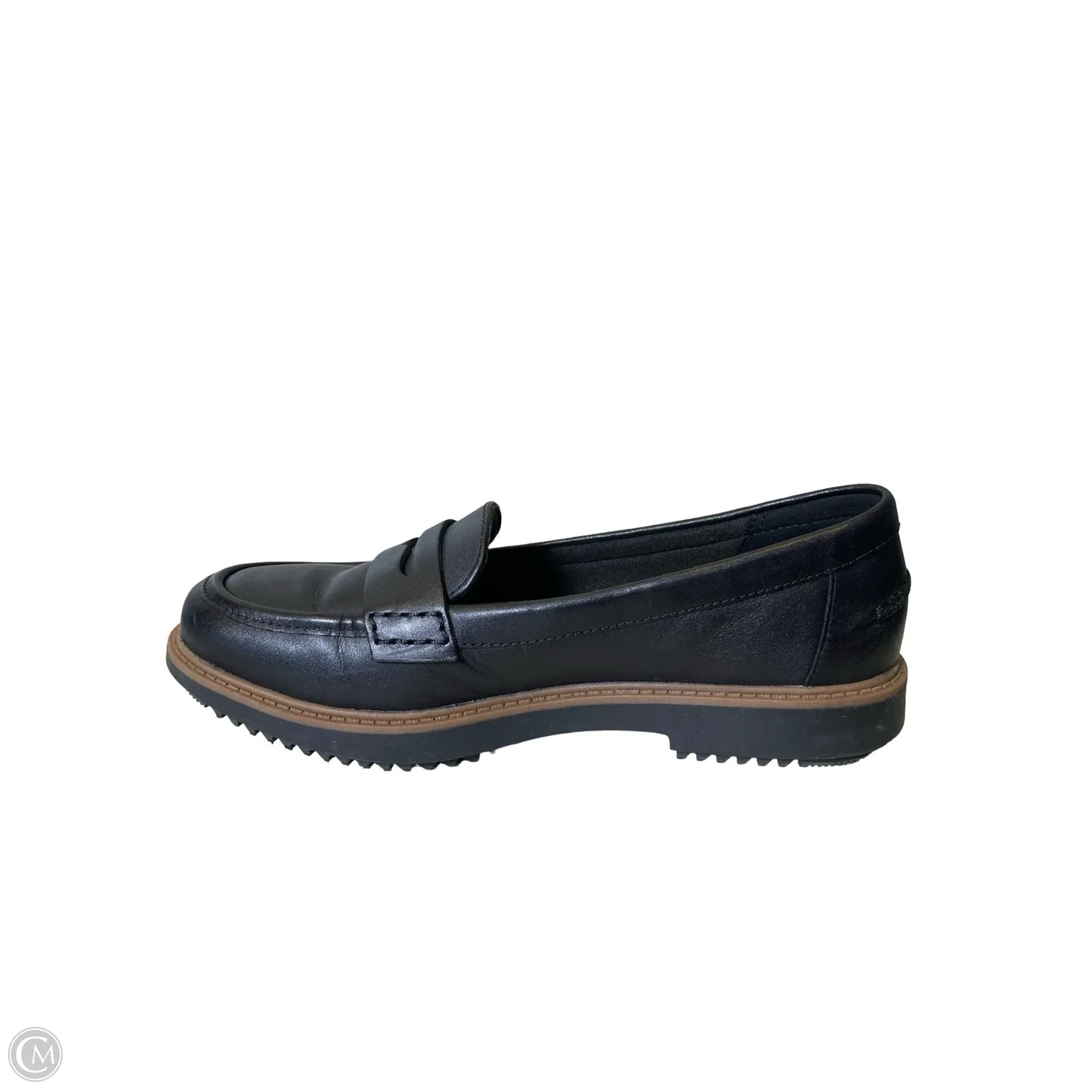 Shoes Flats By Clarks In Black, Size: 6
