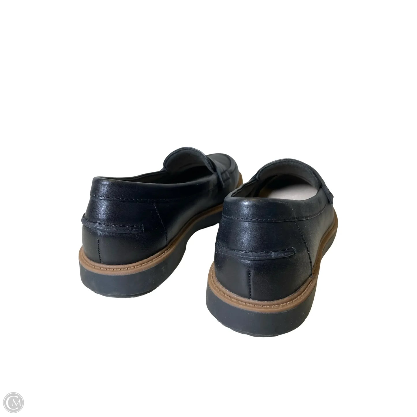 Shoes Flats By Clarks In Black, Size: 6