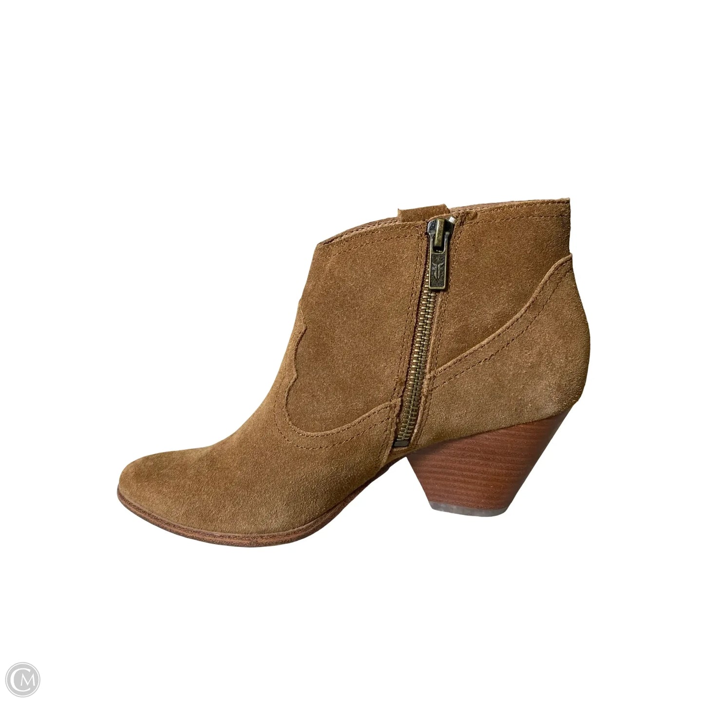 Boots Designer By Frye In Brown, Size: 6.5