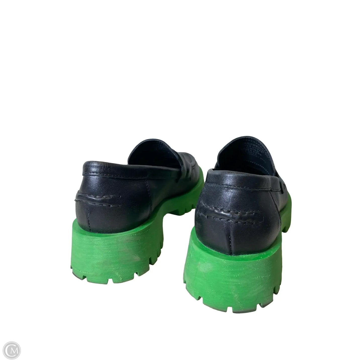 Shoes Heels Platform By Steve Madden In Black & Green, Size: 6.5