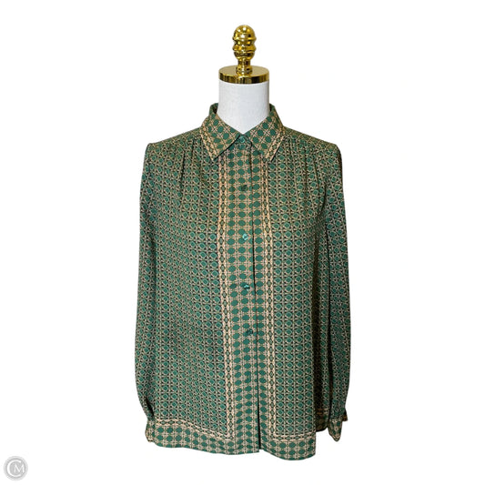 Top Long Sleeve By Max Studio In Multi-colored, Size: L