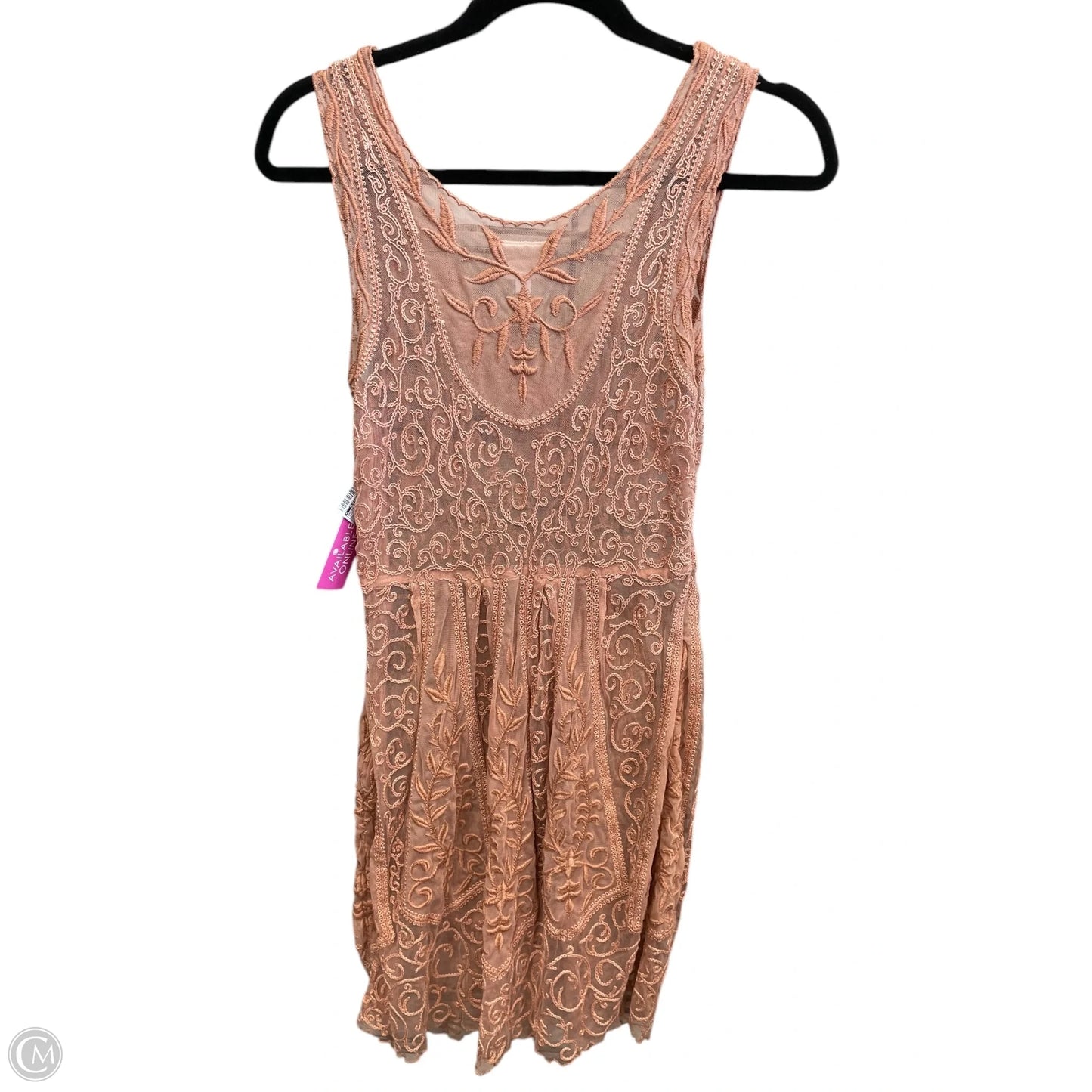 Dress Casual Short By Clothes Mentor In Peach, Size: S